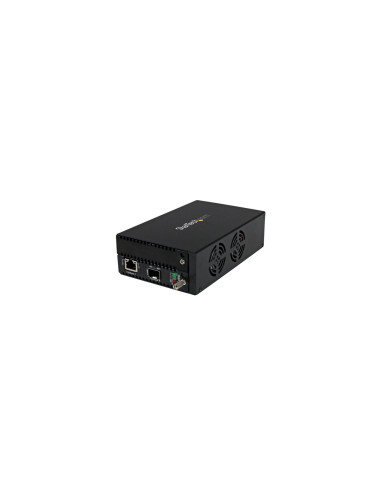 StarTech.com Conversor de Medios Ethernet de Cobre a Fibra de 10