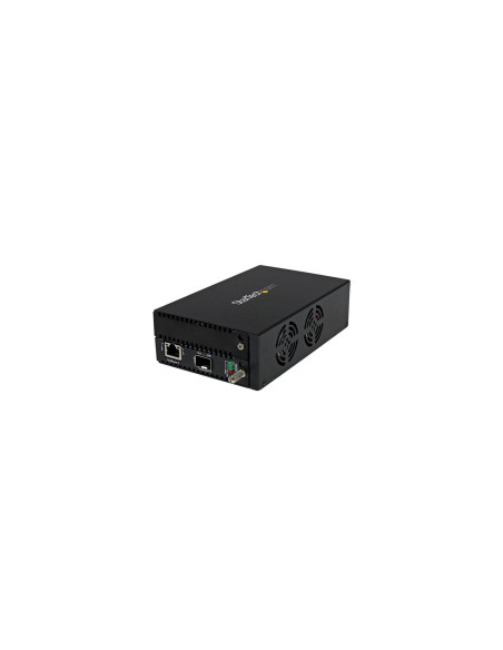 StarTech.com Conversor de Medios Ethernet de Cobre a Fibra de 10