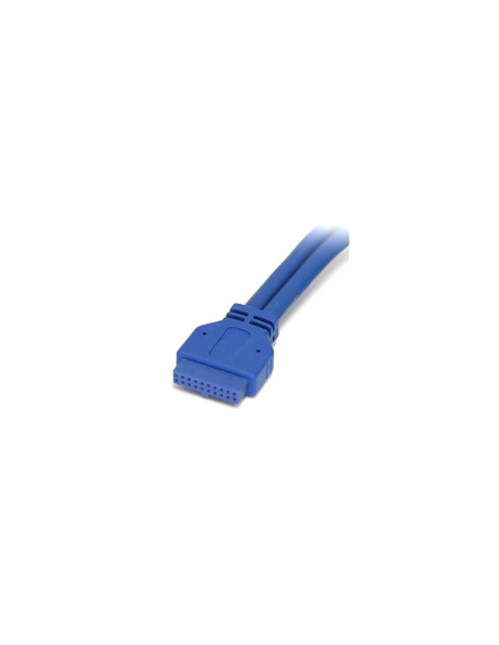 StarTech.com Cable Extensor 50cm 2 Puertos USB 3.0 para Montaje en