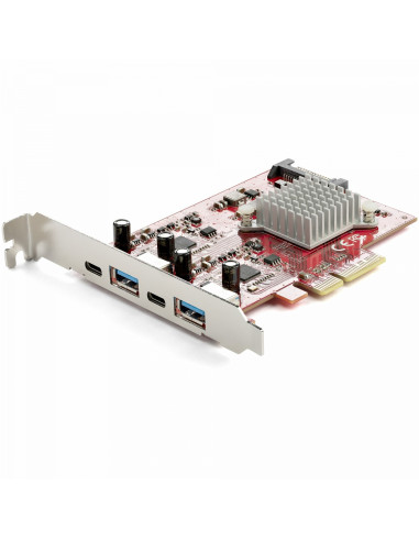 StarTech.com Tarjeta PCIe de 4 Puertos USB - Tarjeta de Expansión PCI