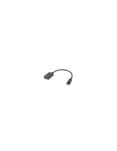 Lanberg AD-OTG-UM-01 cable USB USB 2.0 0,15 m Micro-USB A USB A Negro