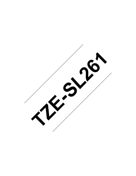 Brother TZE-SL261 cinta para impresora de etiquetas Negro sobre blanco