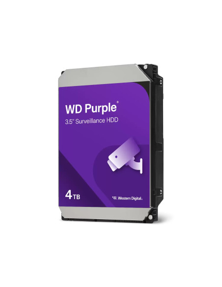 Western Digital Purple disco duro interno 4 TB 5400 RPM 128 MB 3.5" Serial ATA III