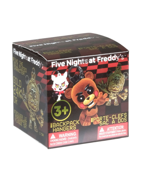 Llavero - Magicbox Five Nights at Feddy's Backpack Hangers S2, Colgadores de mochila, 5.5 cm de alto, Caja con figura sorpresa