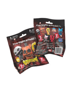 Figura - Magicbox Five Nights at Freddy’s™ Squishme S2, Aroma a fresa, Producto anti-estrés, Bolsa sorpresa