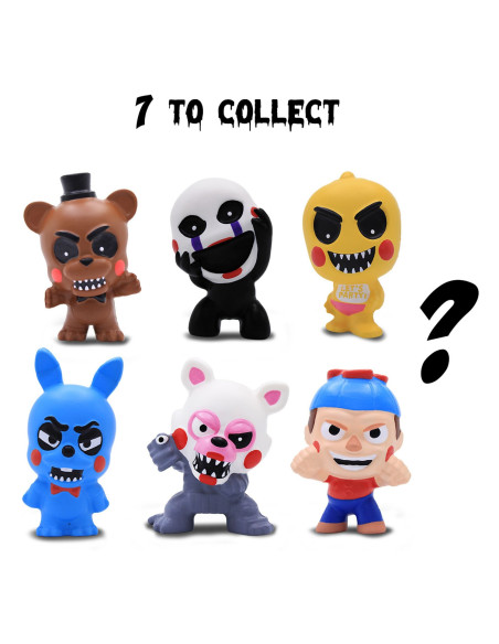 Figura - Magicbox Five Nights at Freddy’s™ Squishme S2, Aroma a fresa, Producto anti-estrés, Bolsa sorpresa