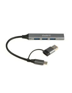 Ewent EW1154 hub de interfaz USB 3.2 Gen 1 (3.1 Gen 1) Type-A +