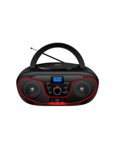 Daewoo DW3013 Radio CD, Bluetooth ,USB, Ecualizador Rojo