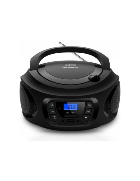 Daewoo DW3011 Radio CD, Bluetooth ,USB, Ecualizador Negro