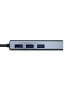 AISENS A109-0396 hub de interfaz USB 3.2 Gen 1 (3.1 Gen 1) Type-C Gris 2