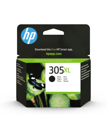 HP Cartucho de tinta Original 305XL de alta capacidad negro