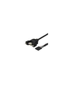 StarTech.com Cable de 30cm USB 2.0 para Montaje en Panel Conexión a