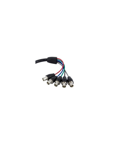 StarTech.com Cable de 30 cm Coaxial para Monitor HD15 VGA a 5 BNC