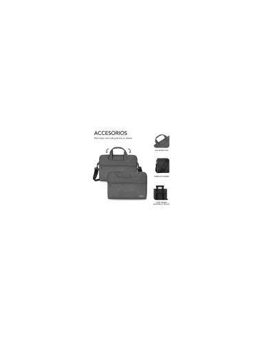 funda subblim ordenador business laptop sleeve universal 15.6p gris SUB-LS-1BS0101