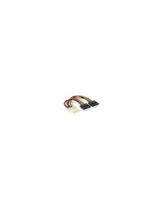 GEMBIRD CC-SATA-PSY Cable de alimentación duplicador molex a 2x sata 0.15m 2