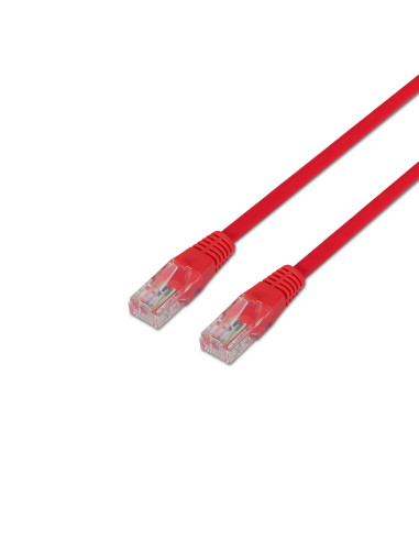 AISENS A135-0240 cable de red Rojo 3 m Cat6 U/UTP (UTP)