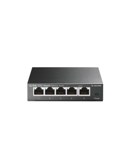 TP-Link TL-SG105S No administrado Gigabit Ethernet (10/100/1000) Negro