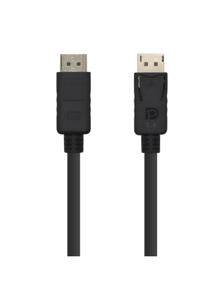 AISENS Cable Displayport V1.4 8K@60HZ, DP/M-DP/M, Negro, 0.8m