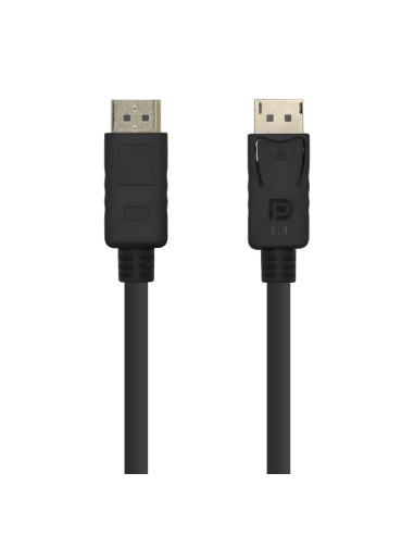 AISENS Cable Displayport V1.4 8K@60HZ, DP/M-DP/M, Negro, 2.0m