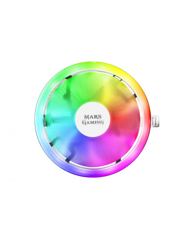 Mars Gaming MCPU120, Disipador CPU RGB TDP 120W, Silencioso PWM 12cm,