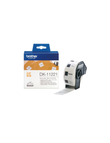 Brother DK-11221 cinta para impresora de etiquetas Negro sobre blanco