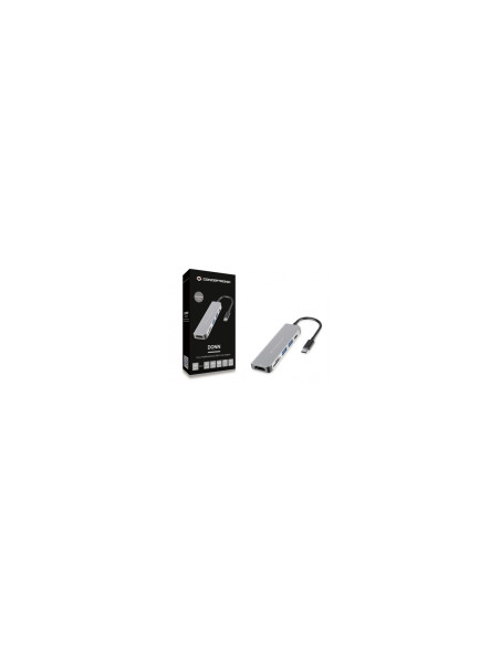 Conceptronic DONN02G base para portátil y replicador de puertos USB