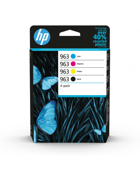 HP Paquete de 4 cartuchos de tinta Original 963