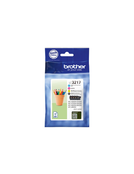 Brother LC3217VAL cartucho de tinta 4 pieza(s) Original Negro, Cian,