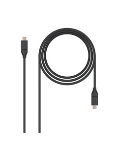 Nanocable USB 3.1, 1m cable USB USB 3.2 Gen 2 (3.1 Gen 2) USB C 10