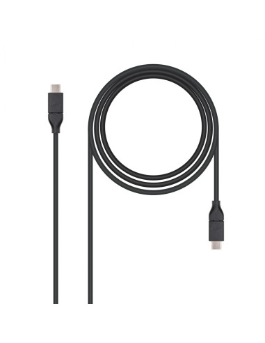 Nanocable USB 3.1, 1m cable USB USB 3.2 Gen 2 (3.1 Gen 2) USB C 10