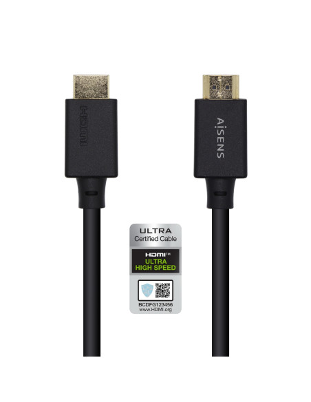 AISENS Cable HDMI V2.1 Ultra Alta Velocidad / HEC Certificado 8k@60Hz