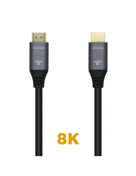 AISENS Cable HDMI V2.1 Ultra Alta Velocidad / HEC 8k@60Hz 48Gbps,