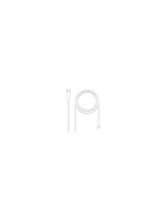 TooQ 10.10.0601 cable de conector Lightning 1 m Blanco