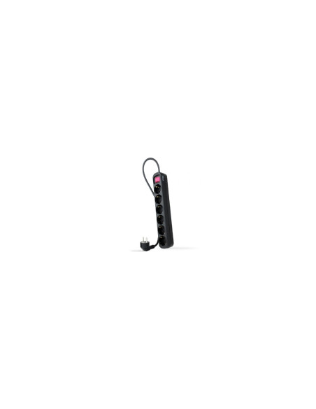 Nanocable Regleta de enchufes de 6 tomas con interruptor, 1.4 metros