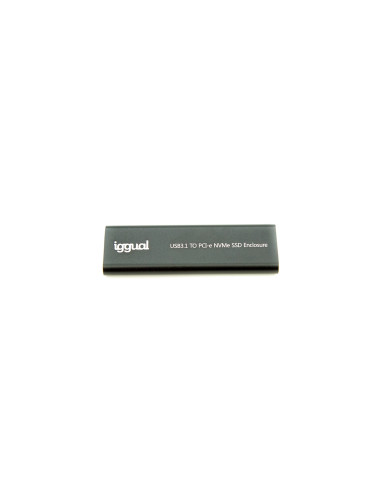 iggual Caja externa USB-C 3.1 SSD M.2 NVMe y SATA
