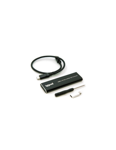 iggual Caja externa USB-C 3.1 SSD M.2 NVMe y SATA