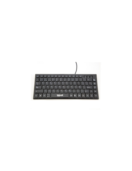 iggual Teclado USB compacto TKL Slim TKL-USB negro