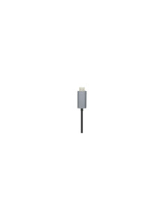 AISENS Cable conversor USB-C a HDMI 4K@60HZ, USB-C/M-HDMI/M, Negro, 2