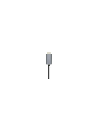 AISENS Cable conversor USB-C a HDMI 4K@60HZ, USB-C/M-HDMI/M, Negro,