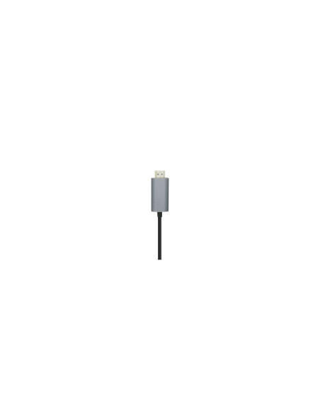AISENS Cable conversor USB-C a HDMI 4K@60HZ, USB-C/M-HDMI/M, Negro,