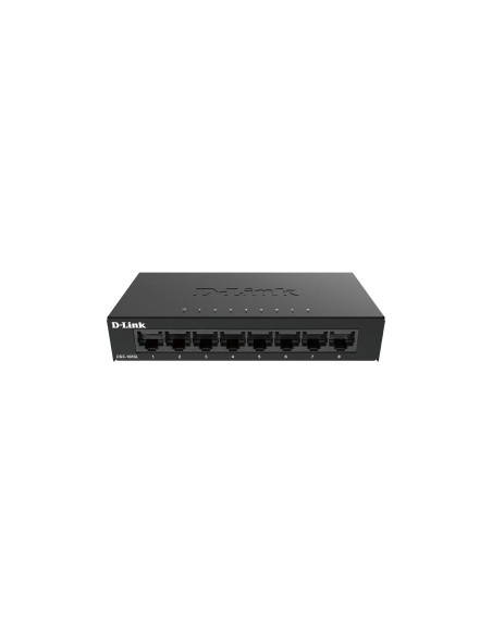 D-Link DGS-108GL No administrado Gigabit Ethernet (10/100/1000) Negro