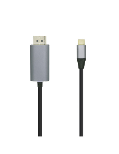 AISENS Cable conversor USB-C a Displayport 4K@60HZ, USB-C/M-DP/M,