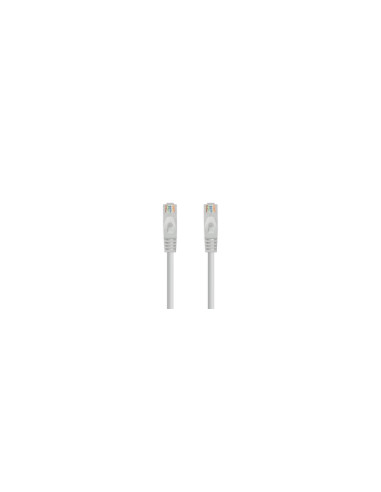 Nanocable Cable de red latiguillo RJ45 LSZH CAT.6A UTP AWG24, Gris,