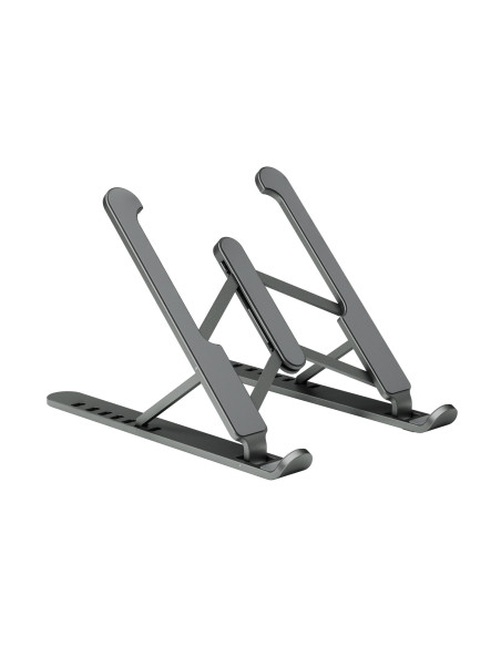 AISENS Soporte De Sobremesa Ajustable Para Portatil / Tablet, Gris