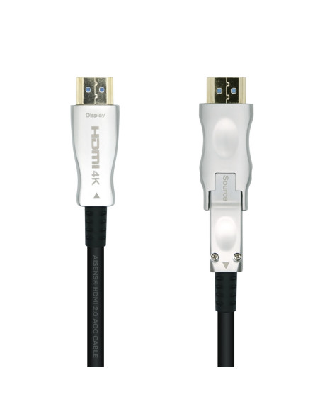 AISENS Cable HDMI V2.0 AOC Desmontable Premium Alta Velocidad / HEC