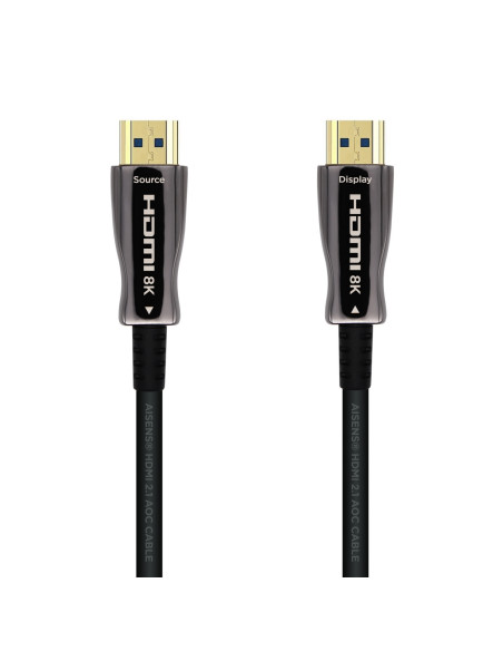 AISENS Cable HDMI V2.1 AOC Ultra Alta Velocidad / HEC 8k@60Hz