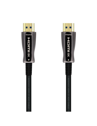 AISENS Cable HDMI V2.1 AOC Ultra Alta Velocidad / HEC 8k@60Hz
