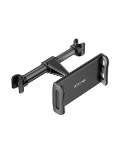 AISENS Soporte Coche Ajustable (1 Pivote) Para Reposacabezas Para