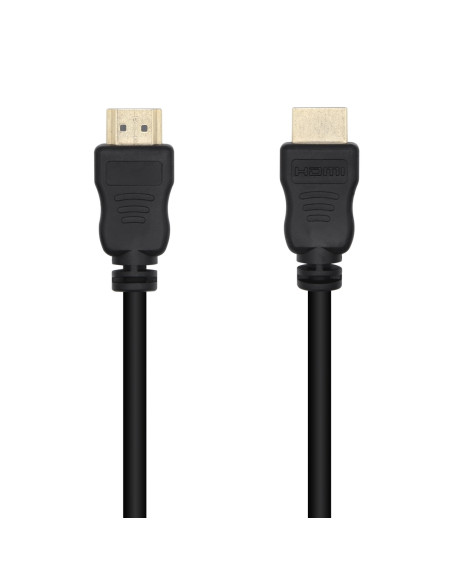 AISENS Cable HDMI V1.4 Alta Velocidad 14+1 CCS, A/M-A/M, Negro, 1.0m