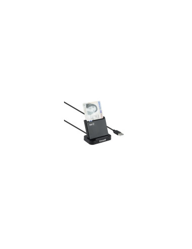 TooQ Lector de Tarjetas Inteligentes DNIe VISION USB 2.0, Negro